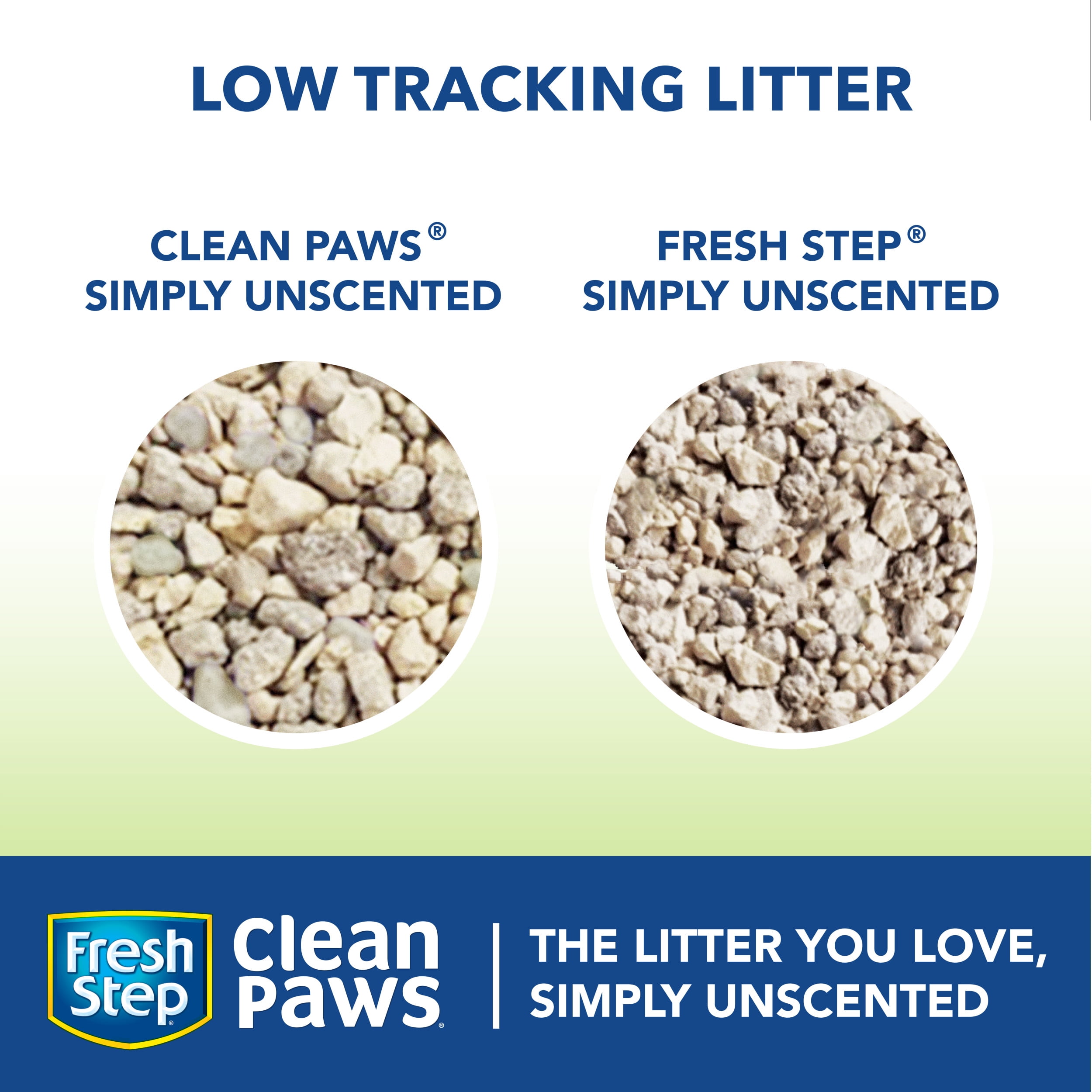 Fresh Step Clean Paws Calm Low Tracking Litter Clumping Cat Litter, 22.5 lb  - Foods Co.