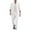 White, variant on NAFUU Men's 2 Piece Outfits Summer Relaxed Fit Walking Suit Casual Solid Color Linen Long Sleeve Shirt And Pants Set Casual Vacation Clothes