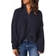 thumbnail image 1 of Gibobby Suéter de Cuello en V para Mujer, Suéter para Mujer Elegante y Ligero Manga Larga(Negro,M), 1 of 5