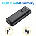 thumbnail image 1 of Digital Voice Recorder with Noise Cancelling & Playback, USB Portable Recorder for Lectures Meetings, 1 of 12