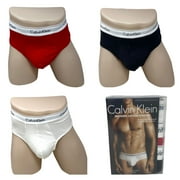 Calvin Klein Underwear 3 Pack Cotton Stretch Hip Brief Red White NB2379933