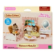 Calico Critters Bedroom and Vanity Set, Dollhouse Furniture and Accessories, Ages 3+