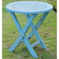 thumbnail image 1 of Mesa plegable International Caravan de madera de acacia redonda Sky Bl, 1 of 1