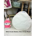 thumbnail image 3 of QUEENLALA Cesta de almacenamiento grande, cesta para la colada/baño/decoración del hogar/contenedor de almacenamiento redondo plegable, cesta/cajas/ropa para niños y niñas (unicornio dorado), 3 of 5