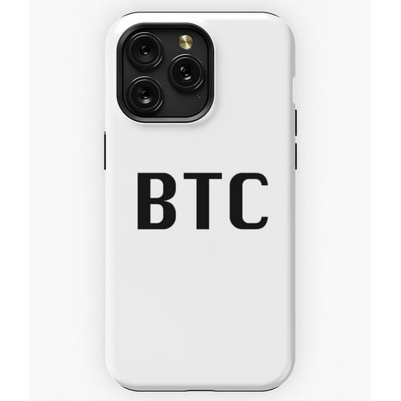 BTC Bitcoin Cryptocurrency Crypto Gift G3552 Phone Case for iPhone17 16 15 14 13 12 11 Pro Max