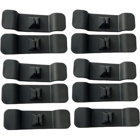 Kitchen Mixer Cord Organizer - Cord Holder, Cable Keeper for Mixer and Kitchen Accessories, Small Kitchen Appliances Cord Hider and Tangle Free (Black,10 Pcs)