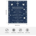 thumbnail image 6 of Christian Gifts for Women, Inspirational Spiritual Scriptures Religious Gifts for Women Men Catholic Bible Verse Blessed Blanket 60"X 50" Prayer Praying Faith Men Woman Birthday Gifts, 6 of 6