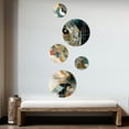 thumbnail image 3 of Designart "Modern Artistic Expressions Green and Yellow III" Abstract Metal Wall Art Set of 5 Piece, 3 of 5