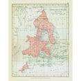 thumbnail image 3 of Gardiner 12x14 Black Modern Framed Museum Art Print Titled - England Wales 1643 - Gardiner 1902, 3 of 5