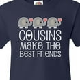 thumbnail image 4 of Inktastic Cousins Make the Best Friends Youth T-Shirt, 4 of 5