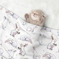 thumbnail image 2 of Disketp Rabbit Eating Dog Blanket/Bed Cover for Dogs and Cats,Puppy Essentials-Small, 2 of 8