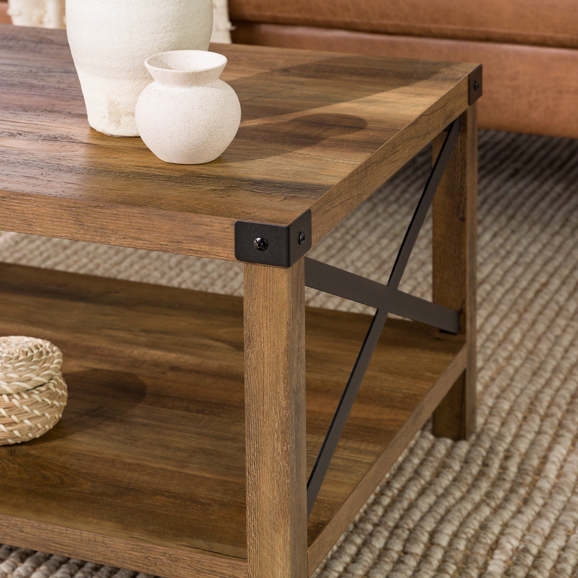 Walker edison coffee table barnwood deals