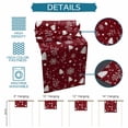 thumbnail image 6 of Red Christmas Snowflakes Table Runner 72 Inches Long Farmhouse Dress Scarves, Winter Xmas Pine Tree Plant Dining Tablerunner for Coffee Table/Kitchen Island/Party Décor, 13" x 72", 6 of 8