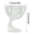 thumbnail image 4 of LShunze Summer Ice Cream Cup, Plastic Clear Milkshakes Footed Ice Cream Cups Dessert Bowls Set for Sherbet Trifle, Fruit, Salad, Snack, Cocktails, 4 of 7