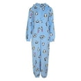 thumbnail image 2 of Solid Color Parent-Child Suit, Long Sleeve Family Pajamas Set, Round Neck Zipper Hoodie, 2 of 6
