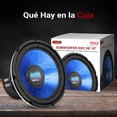 thumbnail image 3 of Subwoofer de 10" para Coche Pyle, Bocina de 1000 Watts de Potencia, Cono de Polipropileno Azul, Doble Bobina de Voz (DVC), Sistema de Sonido Estéreo para Auto, Serie Blue Wave, 3 of 8
