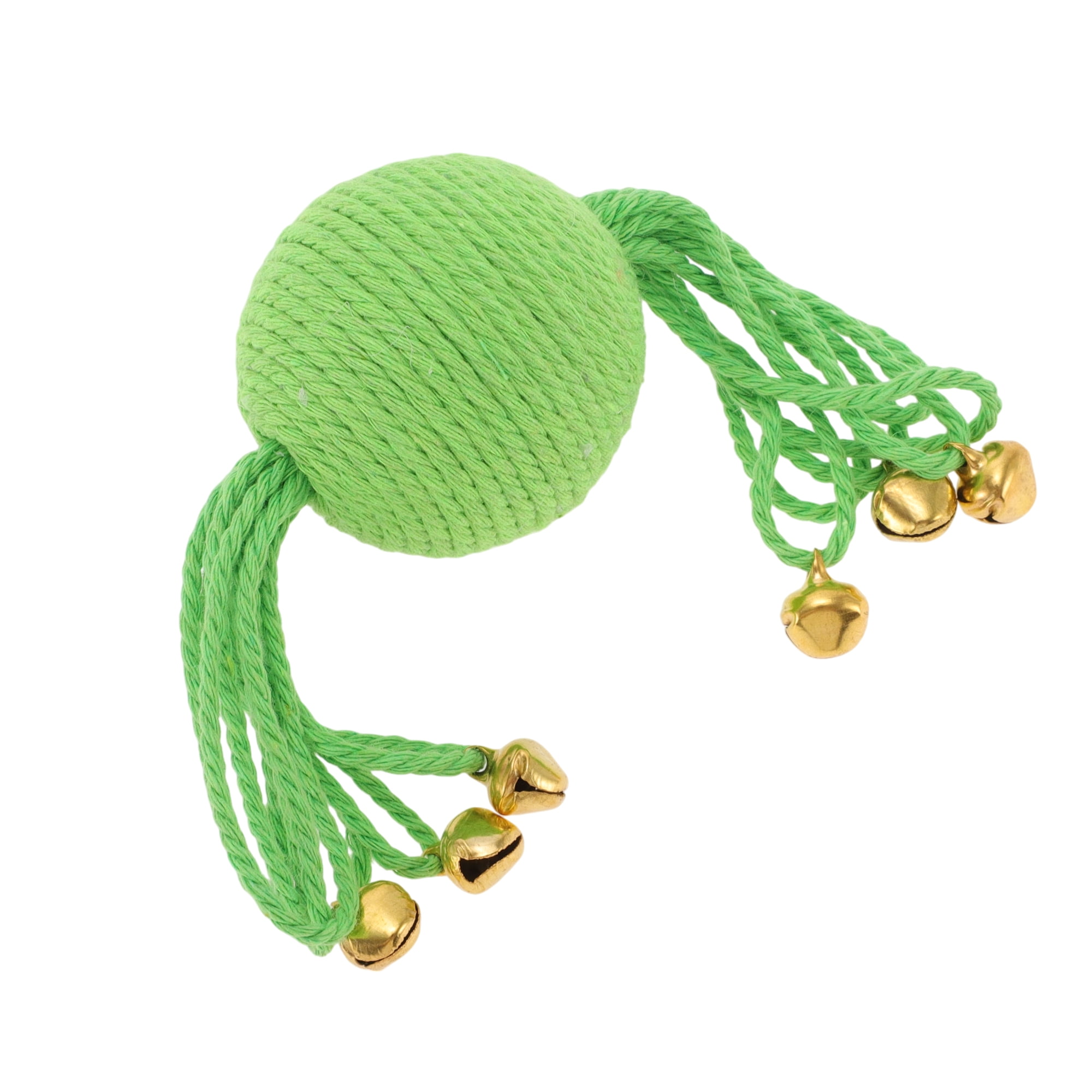 Unique Bargains Playing Ball with Bell for Indoor Green