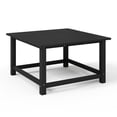 thumbnail image 5 of WestinTrends Malibu Low Outdoor HDPE Square Patio Coffee Table, Black, 5 of 15