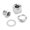 silver, variant on Aluminum Crank Arm Cover Installation Tool Bicycles Cranks Arm Bolt Tools Cycle Repair Bike Crank Arms Wrench