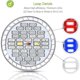 thumbnail image 4 of Bombilla de 30W y 40LED, luz de cultivo E27, luz de cultivo de plantas con 7 longitudes de onda, CA 85-265V para plantas, flores y verduras de interior/invernadero, 4 of 5