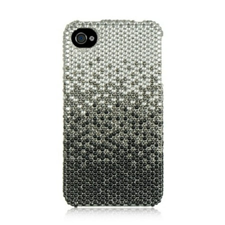 Insten Hard Diamond Cover Case For Apple iPhone 4 / 4S -