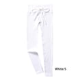 thumbnail image 4 of Qarigey Mallas acanaladas sin costuras para mujer, ropa deportiva estirable para Fitness, pantalones Push Up para mujer, entrenamiento a rayas Prendas para la parte inferior del cuerpo Blanco S, 4 of 6