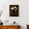thumbnail image 4 of Vintage Floral Print CLIX - 10in. x 8in. Vintage Framed Print in Walnut Wood Frame, 4 of 4