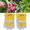 Gloves Leather Gardening Gloves Ladies Mens Thorn Proof Thick Work