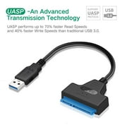 UniLink (TM) UASP USB 3.0 to SATA 22Pin Adapter Cable SATA to USB 3.0 Super Speed 2.5" Hard Disk Drive SSD
