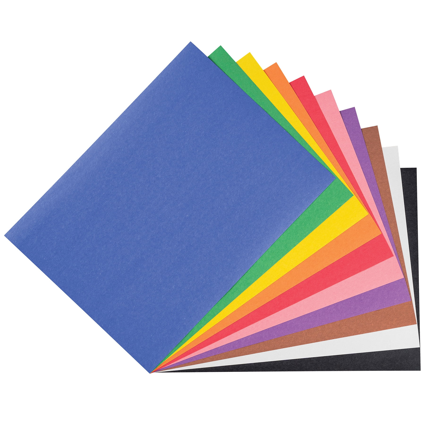 Prang Construction Paper, Medium Weight, 10 Assorted Colors, 9" x 12", 300 Sheets Per Pack, 2 Packs