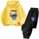 thumbnail image 4 of Sudadera con capucha y estampado de Stitch para niños y niñas, ropa informal con letras, estilo kawaii, moda, anime, manga, dibujos animados, 4 of 5