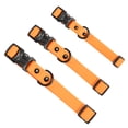 thumbnail image 4 of Mammoth Adjustable Waterproof Fashion Dog Collar, Orange, Medium, 4 of 9