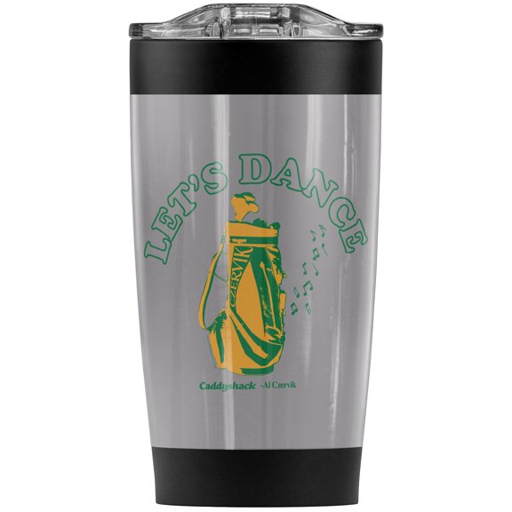 Caddyshack Let'S Dance Stainless Steel Tumbler 20 oz Coffee Travel Mug/Cup, Vacuum Insulated & Double Wall with Leakproof Sliding Lid | Great for Hot Drinks and Cold Beverages