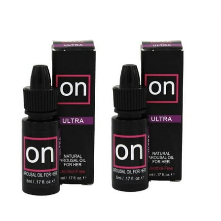 Sensuva On Ultra Natural Arousal Oil For Her Small Box 0.17oz - (Pack of 2)