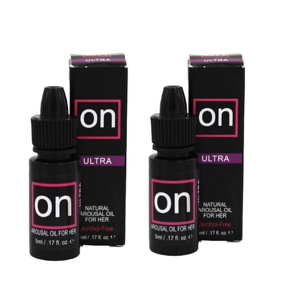 Sensuva On Ultra Natural Arousal Oil For Her Small Box 0.17oz - (Pack of 2)