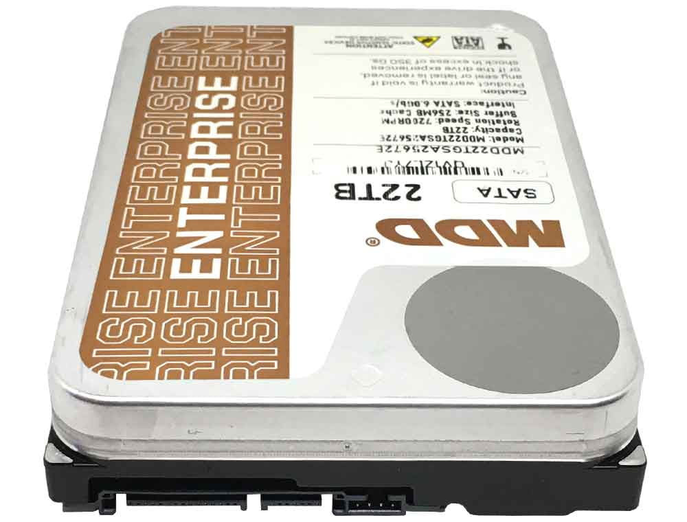 Restored MDD (MDD22TSATA25672E) 22TB 7200RPM 256MB Cache SATA 6.0Gb/s 3.5inch Internal Enterprise Hard Drive (Refurbished)