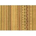 thumbnail image 1 of Ahgly Company Indoor Rectangle Abstract Brown Modern Area Rugs, 4' x 6', 1 of 4