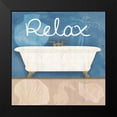 thumbnail image 2 of Gibbons, Lauren 12x12 Black Modern Framed Museum Art Print Titled - Relaxing Bath, 2 of 5