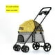thumbnail image 5 of BL09 Pet Stroller with Water Cup Holder Lightweight Folding Cat Aluminium Alloy Cat Dog Trolley Four-wheeled Outdoor Travel ShopWise Round, 5 of 6