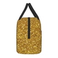 thumbnail image 4 of Naloa Gold Glitter Print Lunch Bag for Women Men,Insulated Lunch Box for Adult,Reusable Lunch Tote Bag for Work, Picnic or Travel, 4 of 9