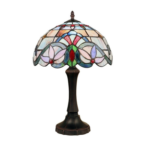 RADIANCE goods Victorian-Style Dark Bronze 1 Light Table Lamp 12" Wide