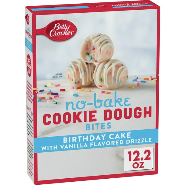Betty Crocker Birthday Cake Cookie Dough Bites, 12.2 oz
