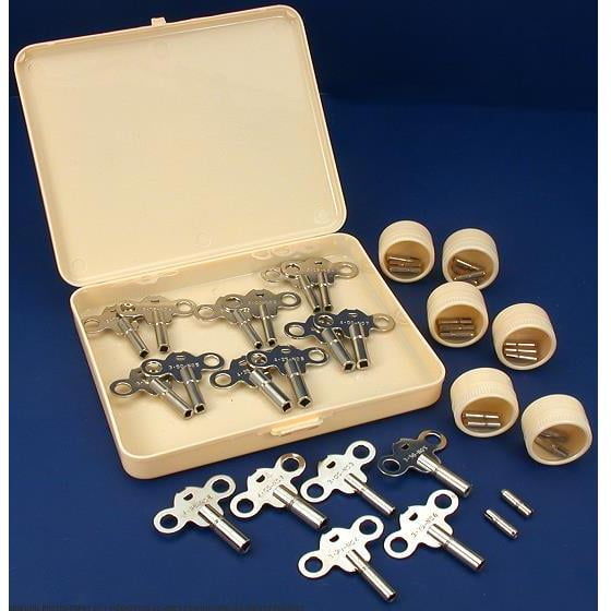 36 Clock Keys Mainspring Winding Clockmakers Tools