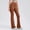 Coffee, variant on Kbndieu Black Yoga Pants Women Wide Leg Solid Color High Waist Workout Flare Leggings Work Dress Pants for Women Tummy Control