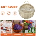 thumbnail image 2 of Kudiqi Wicker Hanging Basket for Plants & Fruit - Rattan Wall Planter Pot, 2 of 5