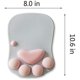 thumbnail image 3 of Alfombrilla de ratón 3D con almohadilla de soporte para reposamuñecas suave - Antideslizante (gris), 3 of 5