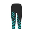 thumbnail image 5 of SBYOJLPB Capri Pants for Womens Spring and Summer Fashion Printed Tight Yoga Cropped Leggings Casual Trousers for Seasonal Wear​, 5 of 5