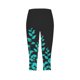 thumbnail image 4 of Pantalones Casuales para Mujeres Impresión de Verano Tight 3/4 Longitud Leggings de Moda de Cintura Alta Pantalones de Yoga de Mujer Elásticos, 4 of 5