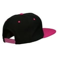 thumbnail image 4 of Genius Embroidered Two Toned Snapback Cap - Black Pink OSFM, 4 of 5