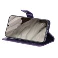 thumbnail image 4 of TECH CIRCLE Slim Wallet Case for Google Pixel 8 6.2 inch,Shockproof Stylish Embossed Pattern PU Leather Magnetic Clasp Folio Flip Kickstand Card Slots Purse for Women Men Phone Cover,Purple, 4 of 11